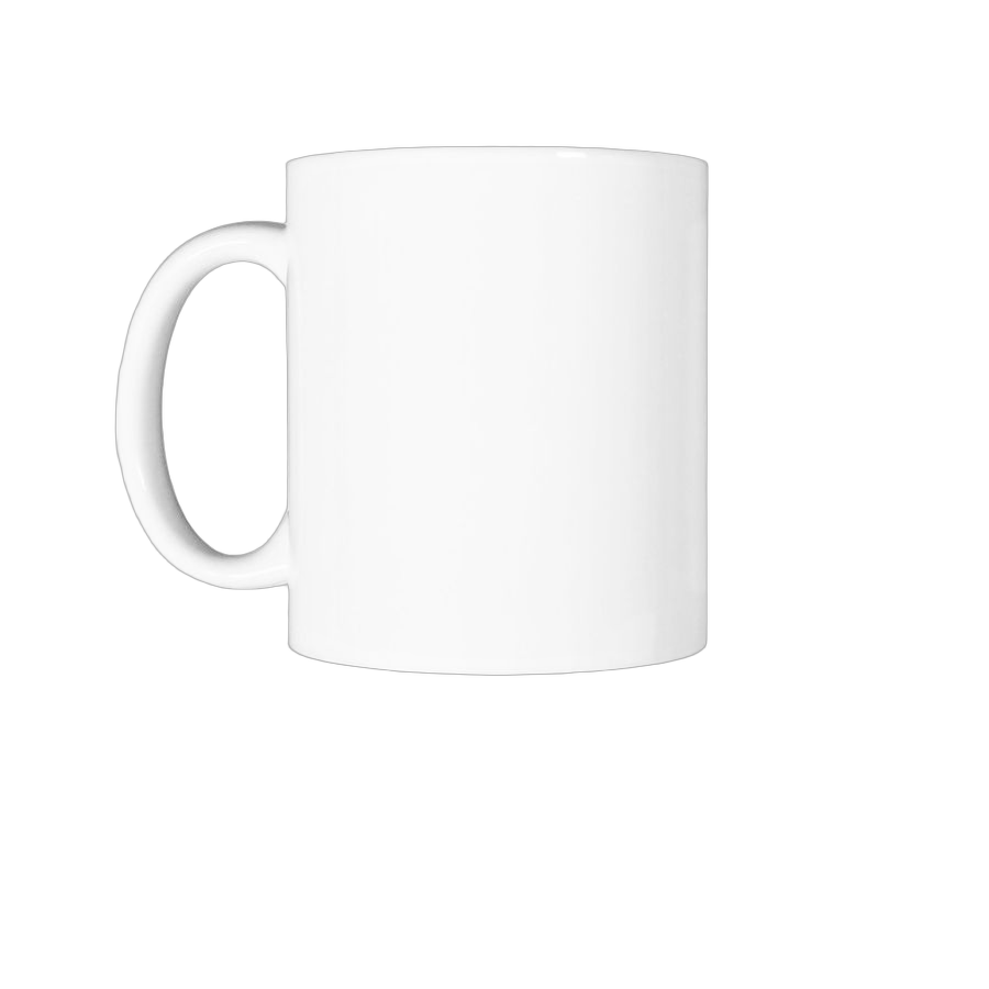 White Coffee Mug - Back